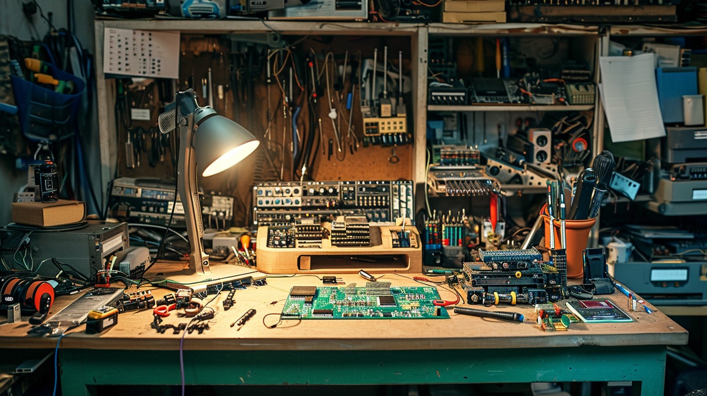 Free Electronics Workshop Chaos Image - Electronics, Workshop, Tools ...