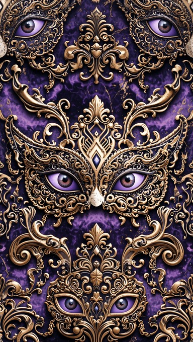 Free Gothic Mask Pattern Image - Baroque, Masquerade, Gothic | Download ...