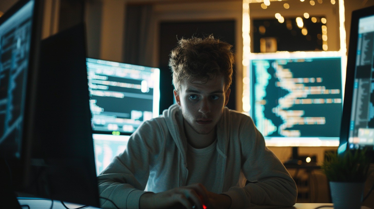 Free Focused Tech Professional Image - Technology, Programmer, Coding ...