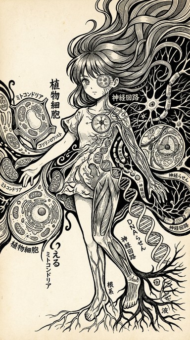 Free Biology Meets Anime Image - Anime, Illustration, Ink | Download at ...