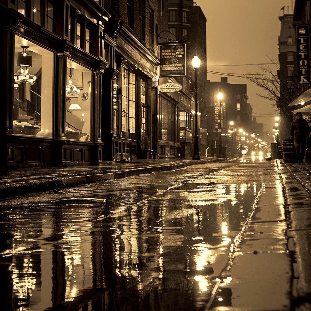 Free Rainy Night Scene Image - Rain, City, Night | Download at StockCake