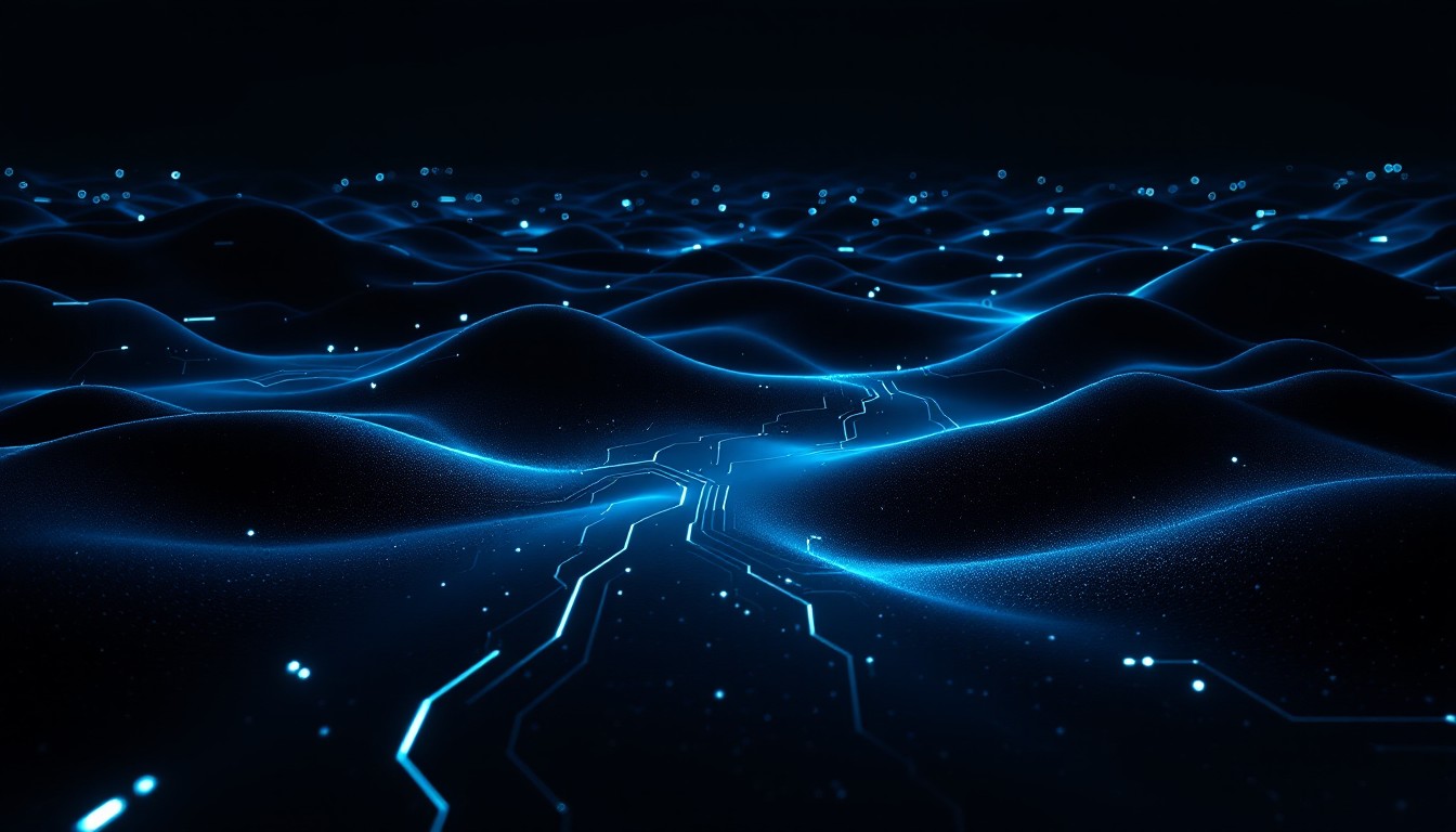 Technology Background Ocean Free Digital Ocean Flows Image - Digital, Cyber, Technology | Download ...
