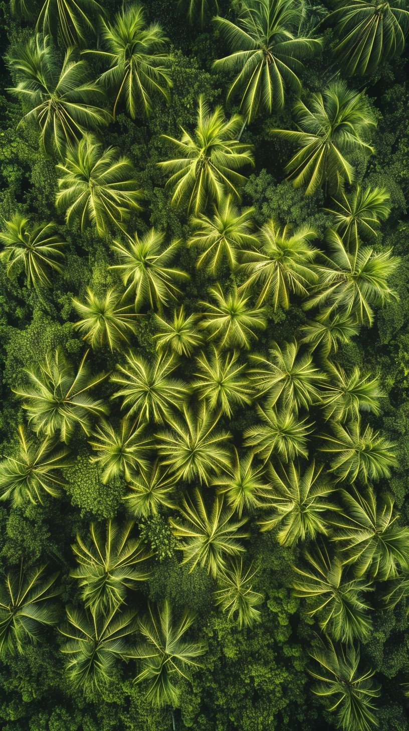Free Verdant Canopy Texture Image - Greenery, Forest, Treetops ...