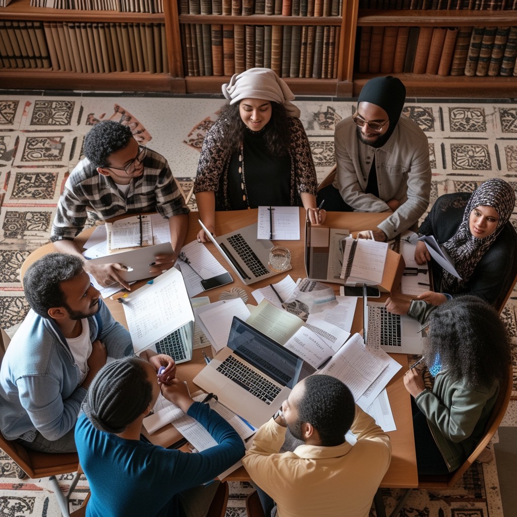 Free Diverse Study Group Image - Study, Library, Group | Download at ...