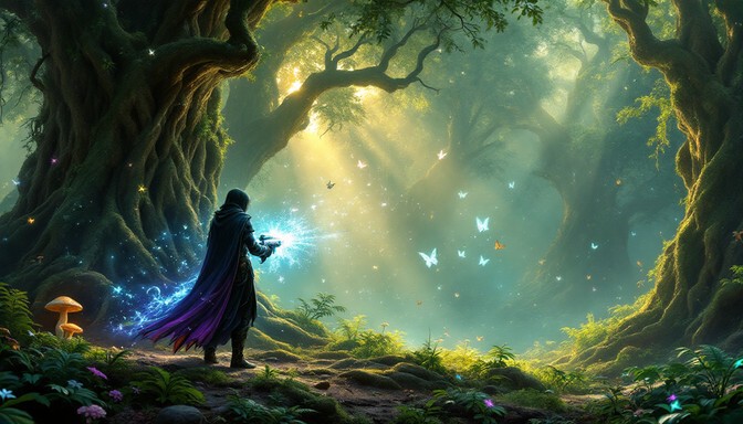 Free Enchanted Forest Warrior Image - Warrior, Forest, Fantasy ...