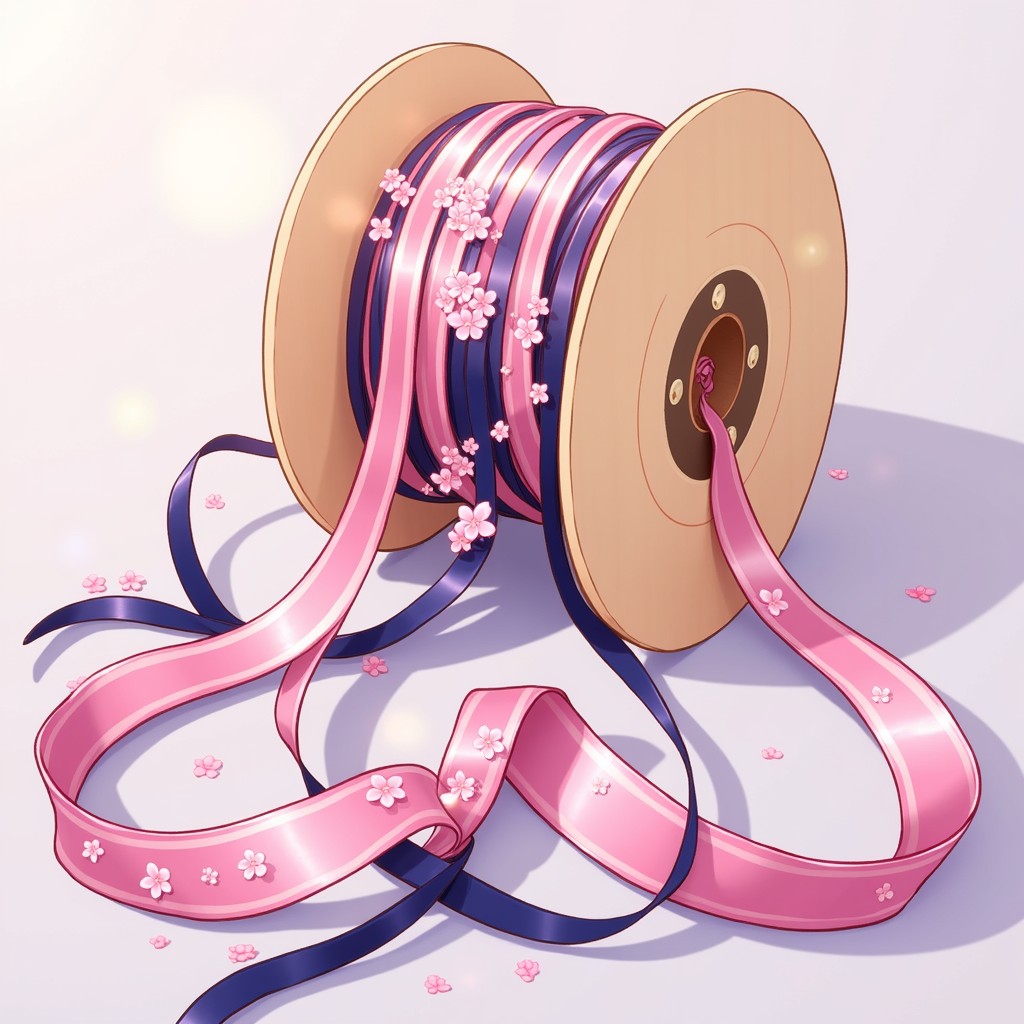 Free Elegant Ribbon Dance Image - Ribbon, Anime, Pink | Download at ...