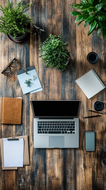 Tabletop Workspace Free Organized workspace setup Image - Workspace, Organized, Laptop ...