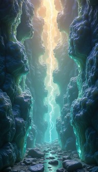 Space Chasm Free Ethereal Crystal Chasm Image - Ethereal, Crystalline, Prismatic ...