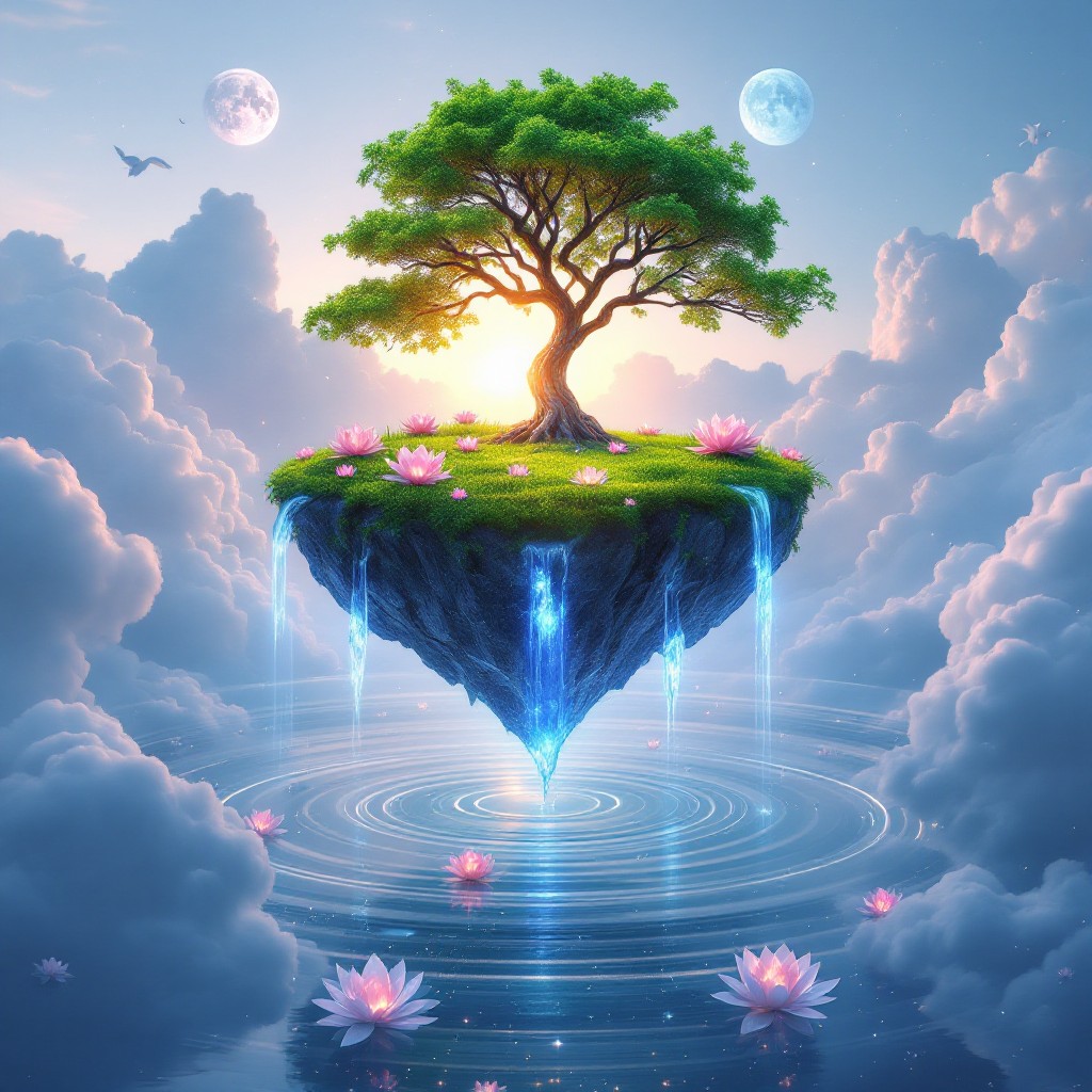 Free Floating Paradise Dream Image - Fantasy, Surreal, Floating ...
