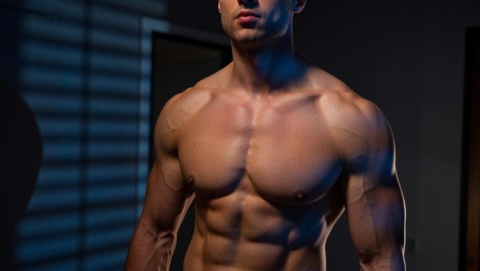 Free Strength Through Shadows Image - Masculine, Fitness, Muscular ...