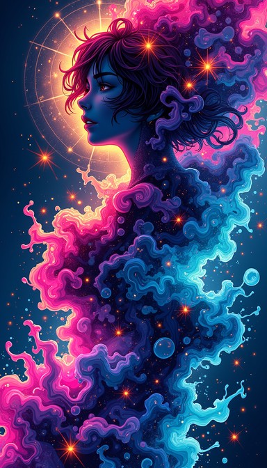 Free Cosmic Ink Dream Image - Magical, Ink, Vibrant | Download at StockCake