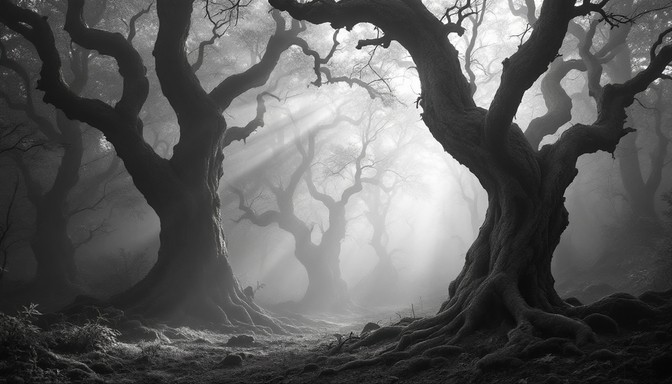 Free Mystical Forest Morning Image - Forest, Trees, Mist | Download at ...