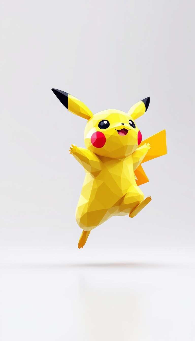 Pikachu Getting High Free Pikachu Jumping High Image - Pikachu, Pokemon, Geometric ...