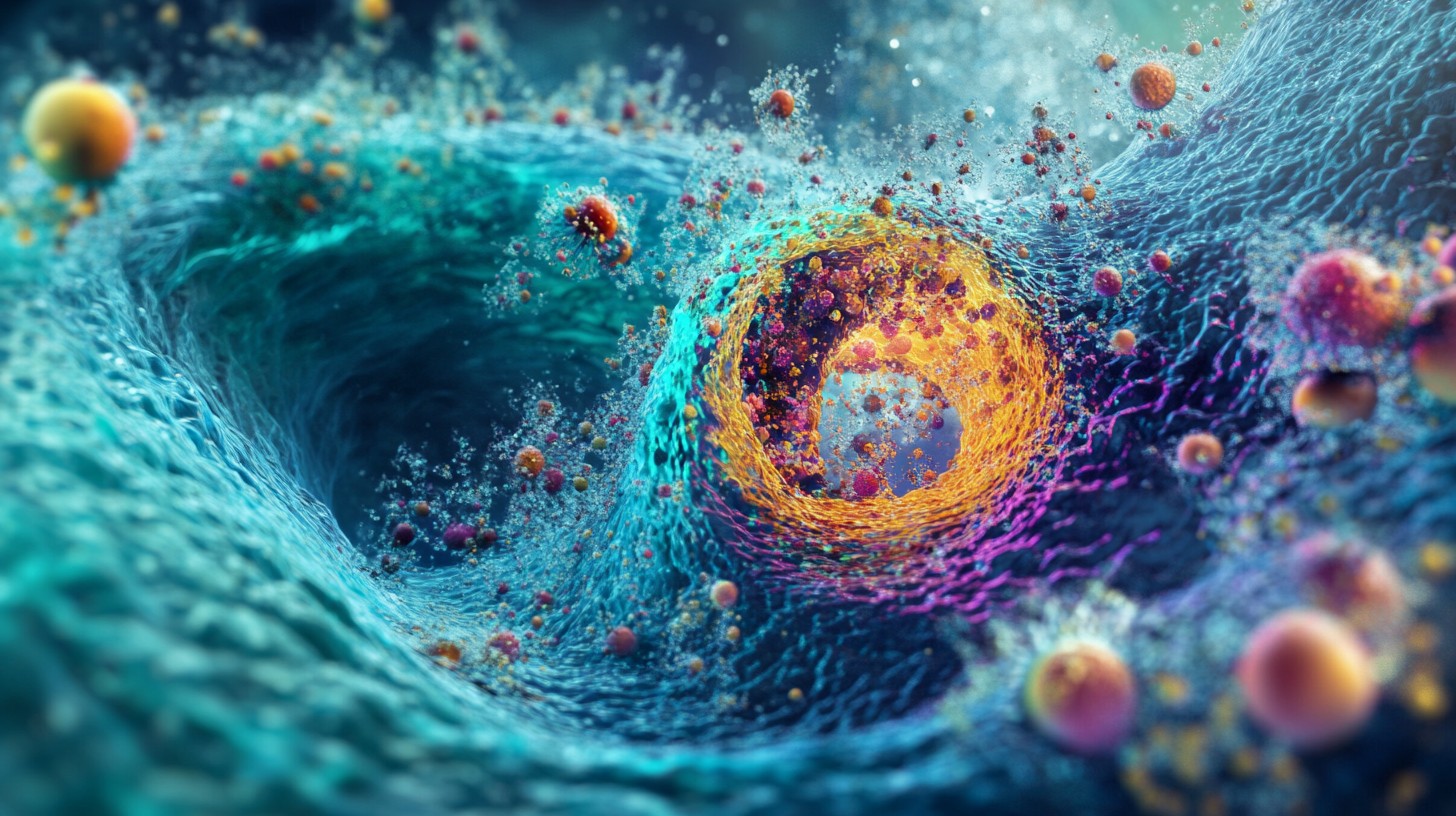 Free Colorful cellular illustration Image - Abstract, Biology, Cells ...