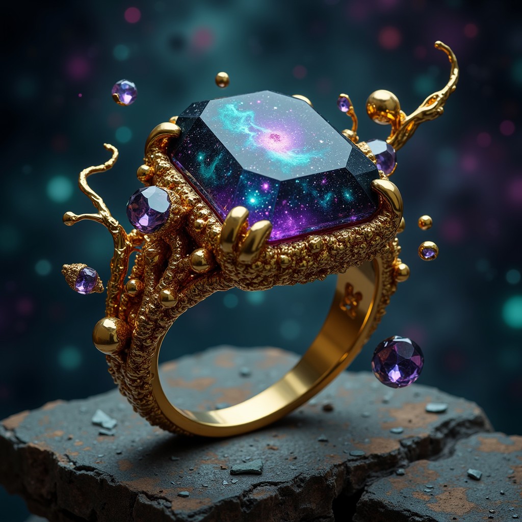 Free Cosmic Portal Ring Image - Mystical, Ring, Galaxy | Download at ...