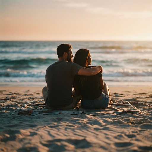 Download Sunset Beach Romance Image - Couple, Beach, Sunset