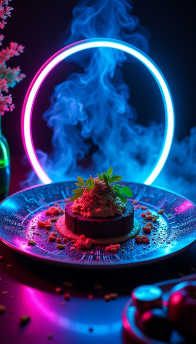 Free Neon Culinary Experience Image - Cyberpunk, Neon, Futuristic ...