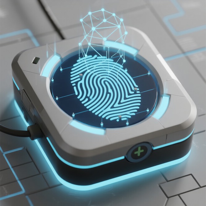 Free Futuristic Fingerprint Scanner Image | Download at StockCake
