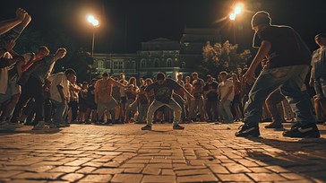 Free Nighttime Dance Battle Image - Dance, Night, Crowd | Download at ...