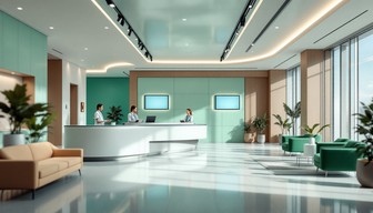 Free Luxurious Medical Reception Image - Healthcare, Modern, Reception ...