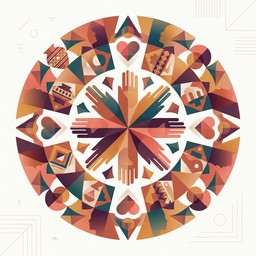 Unity Diversity Rangoli Photo Free Unity Through Diversity Image - Geometric, Mandala, Illustration ...