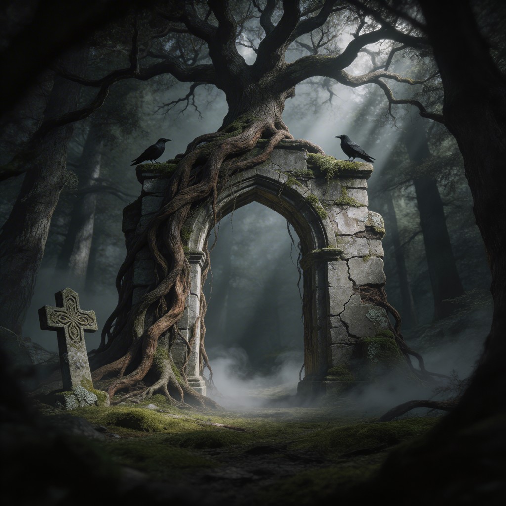 Free Ancient Forest Gateway Image - Gothic, Forest, Archway | Download ...