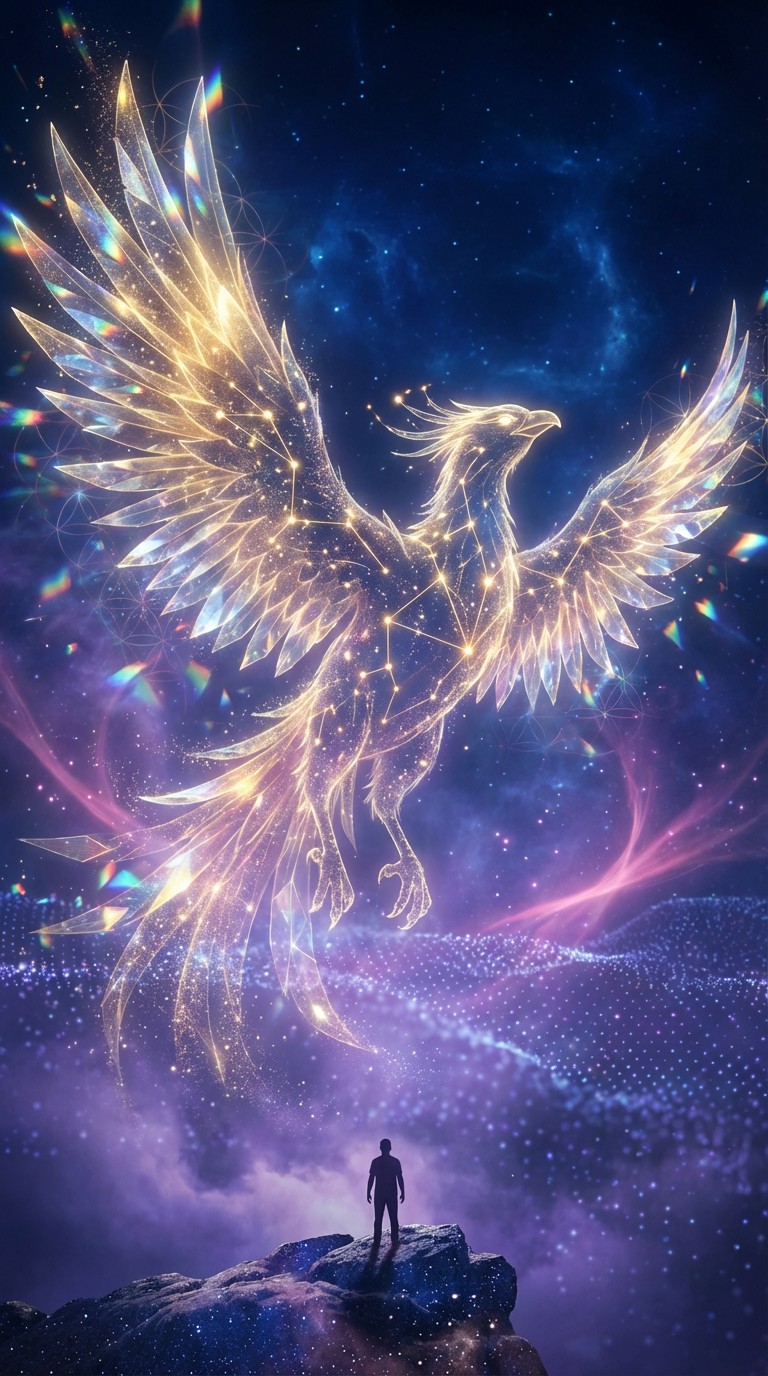 Phoenix Rising Powerpoint Theme Free Phoenix Rising Majestically Image - Phoenix, Cosmic, Fantasy ...