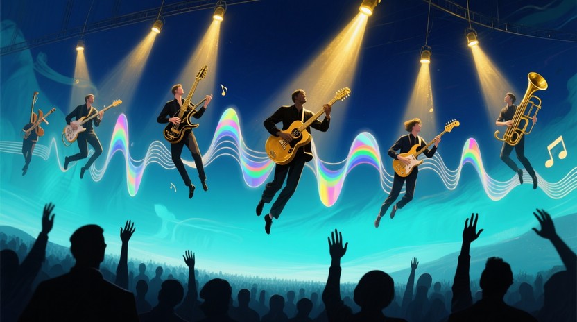 Free Floating Astral Symphony Image - Musicians, Cosmic, Floating ...