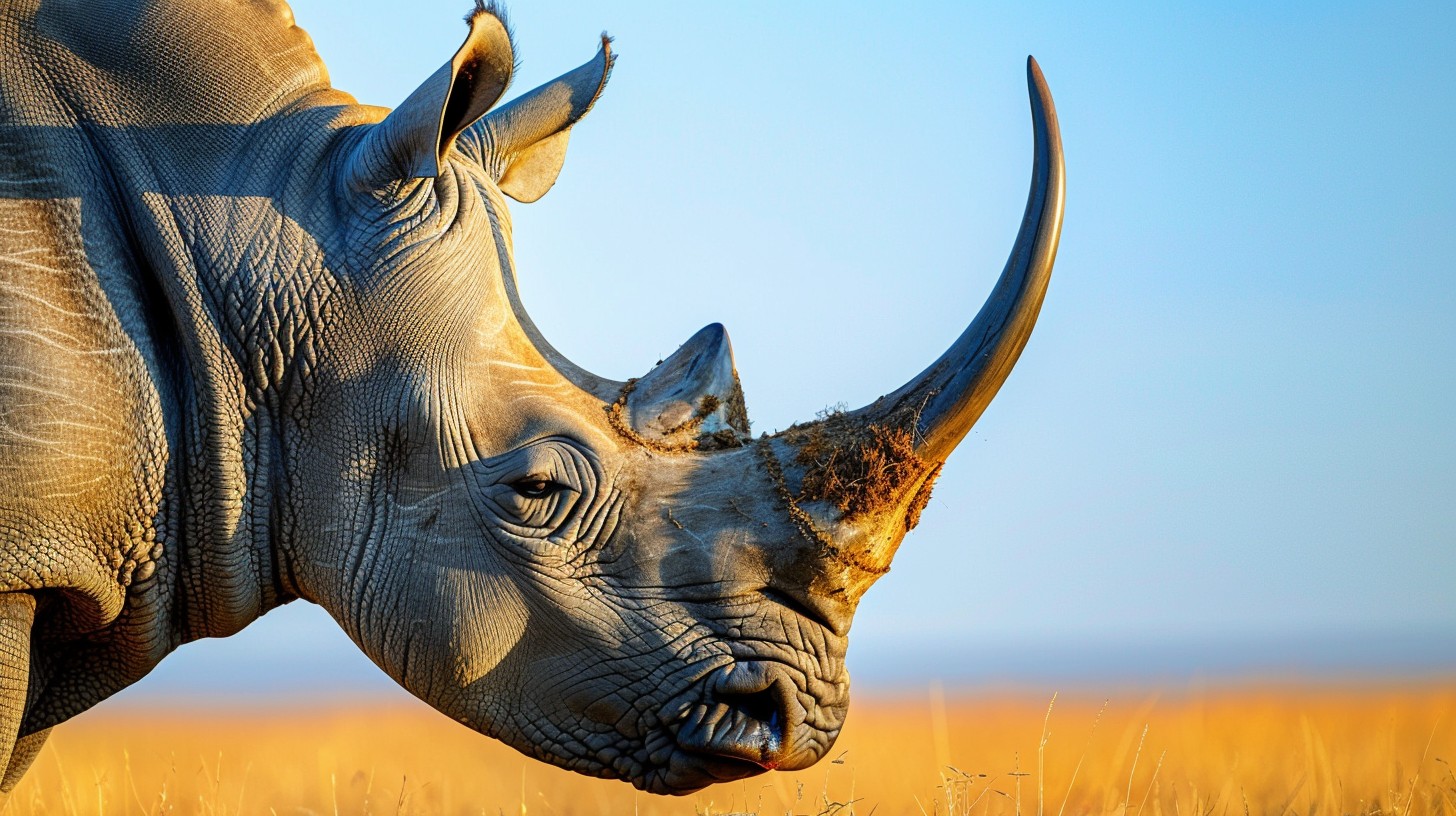 Free Majestic Rhino Profile Image - Rhinoceros, Wildlife, Savannah ...