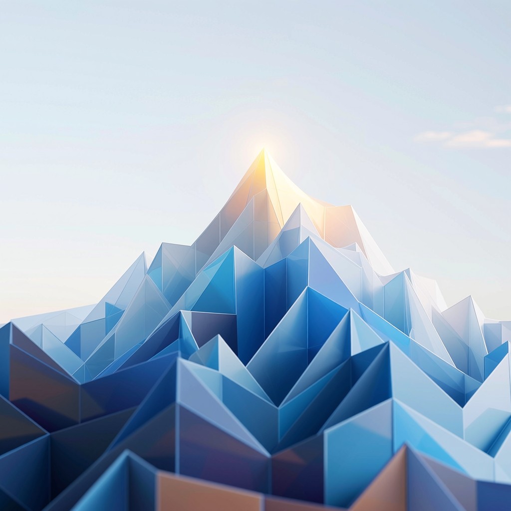 Free Summit Ambition Visualized Image - Mountain, Abstract, Geometric ...