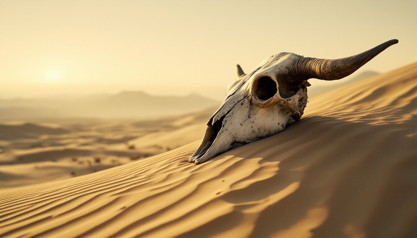 Free Desert Skull Sunset Photo - Desert, Skull, Sand | Download at ...