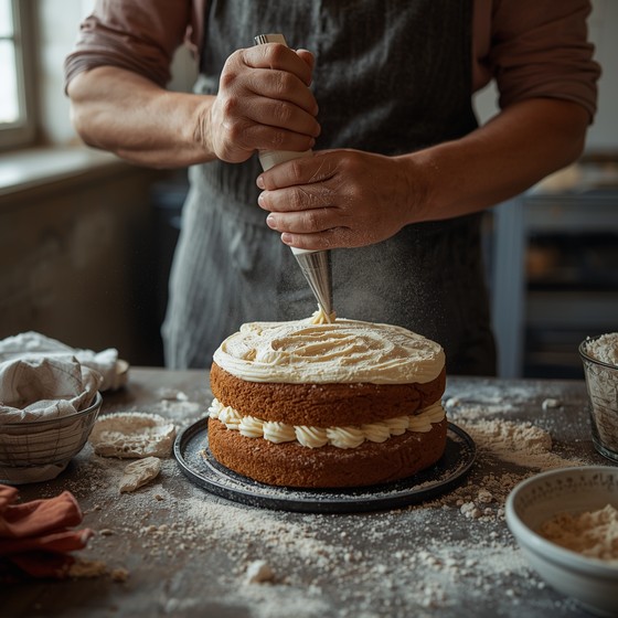 Free Leveling Cake Precisely Image - Baker, Baking, Cake | Download at ...