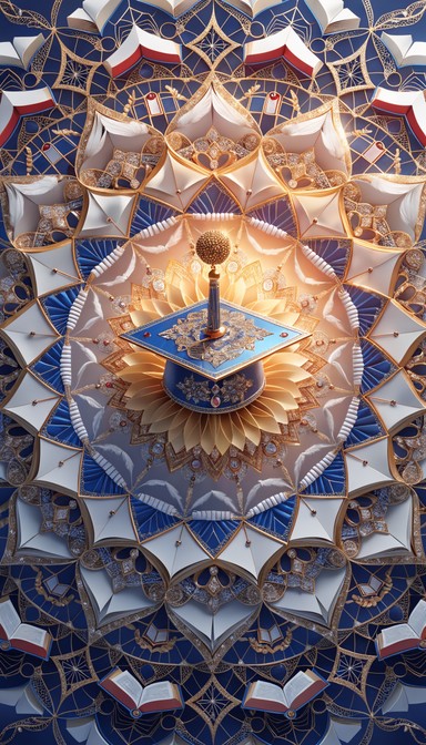 Free Graduation Sacred Symmetry Image - Graduation, Geometric, Circle ...
