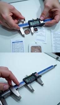 People Using Digital Calipers Free Precision Digital Measurement Image - Caliper, Measurement ...