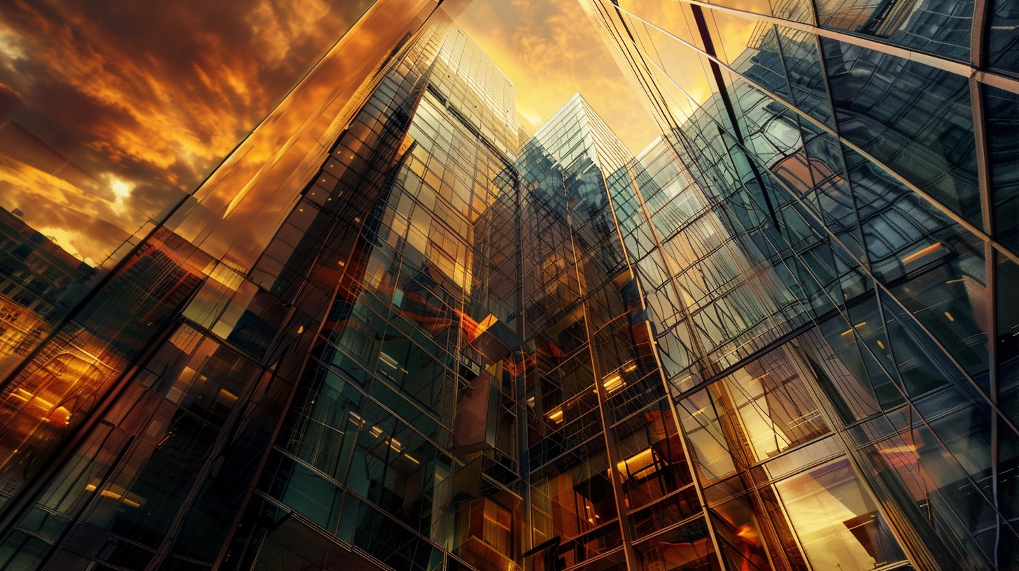 Free Urban Sunset Reflection Image - Architecture, Sunset, Reflection ...