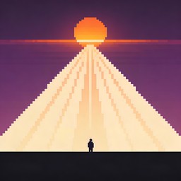 Free Dawn Brings Hope Image - Pixel, Art, Sunrise | Download at StockCake
