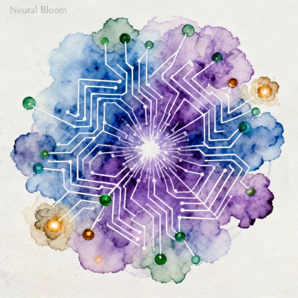 Free Neural Network Bloom Image - Watercolor, Neural, Network ...