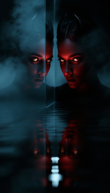 Free Reflection Reveals Darkness Image - Portrait, Reflection, Mirror ...