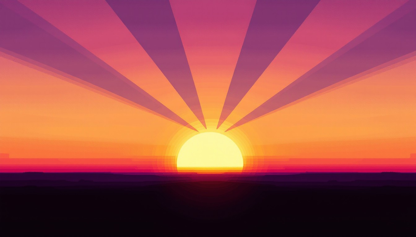 Free Pixel Sunrise Glory Image - Pixel, Pixelart, Sunrise | Download at ...