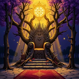 Power Throne Free Mystical Power Throne Image - Throne, Magical, Branches | Download ...