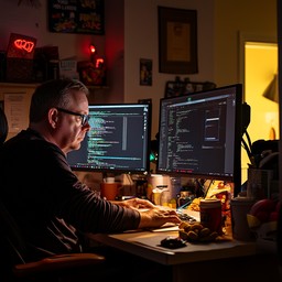 Free Late Night Coding Image - Coding, Programmer, Night | Download at ...