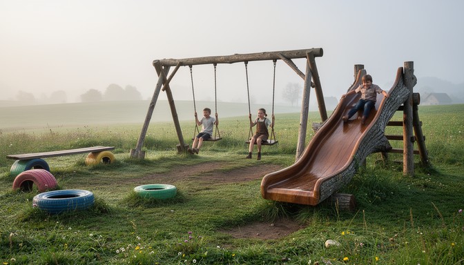 Free Rural Playground Paradise Image - Playground, Rural, Countryside ...