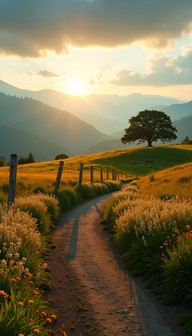 Free Serene Country Path Image - Path, Countryside, Hills | Download at ...