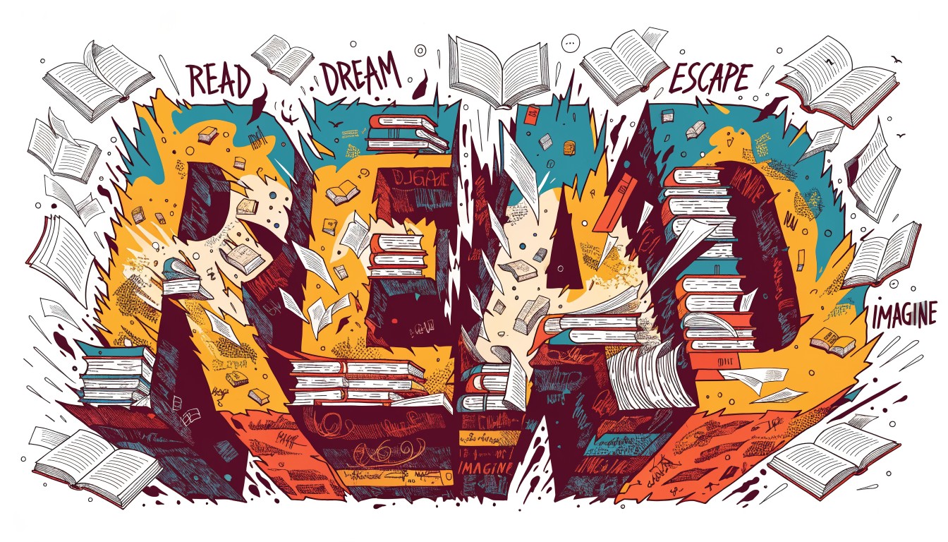 Reading Explosion Free Literary Pop Explosion Image - Typography, Reading, Books ...