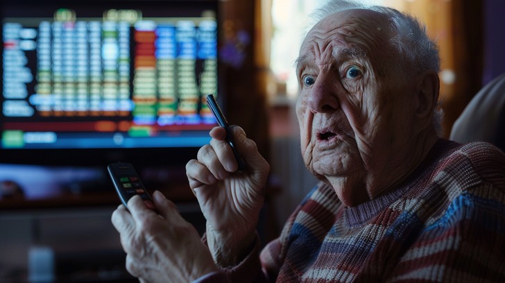 Surprised Old Man Face