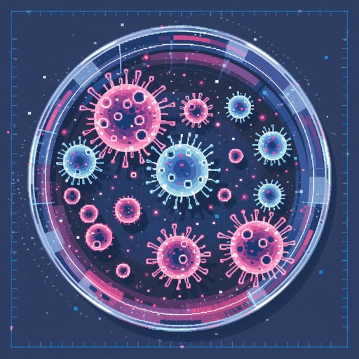 Free Glowing Pixel Cells Image - Pixel, Microscope, Bacteria | Download ...