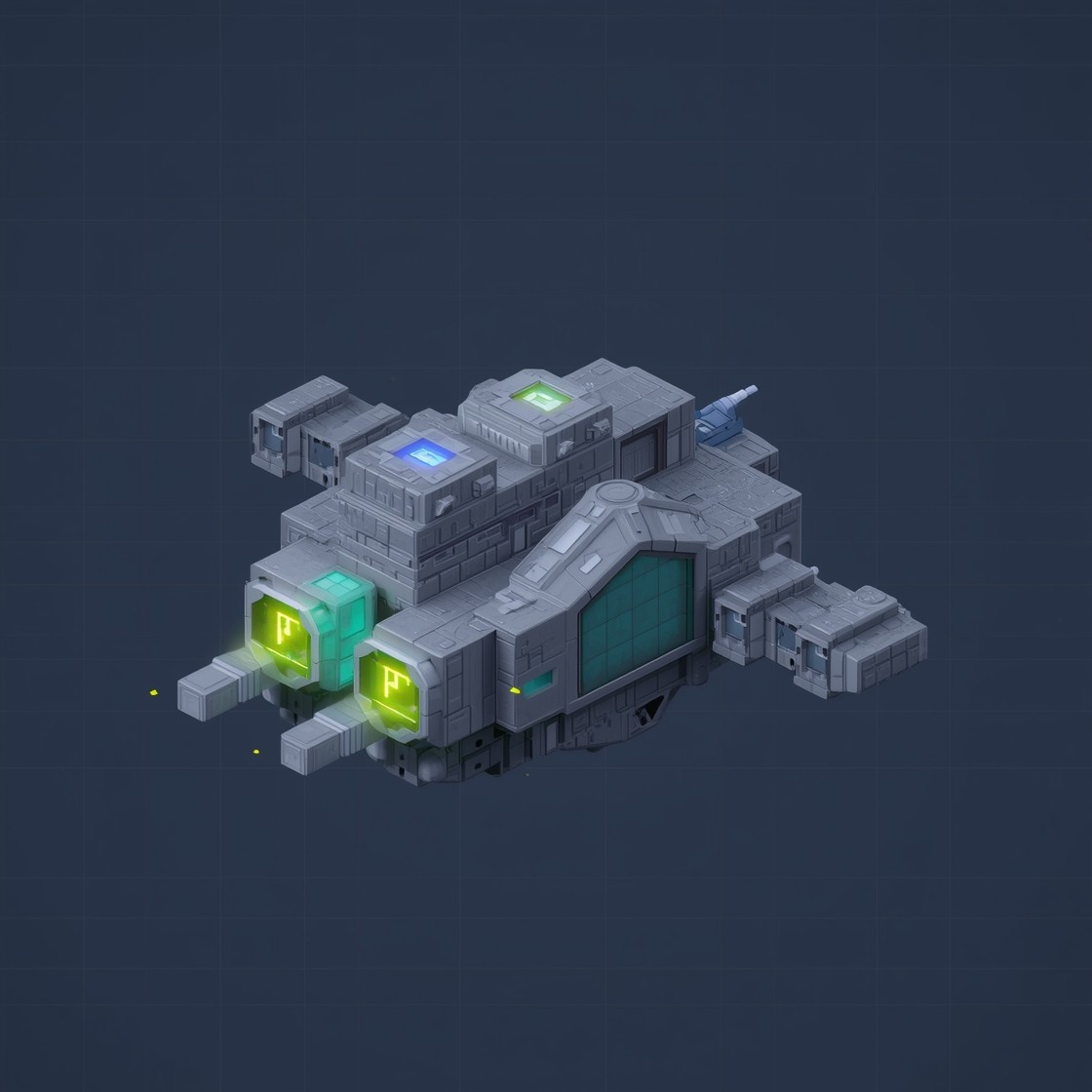 Free Voxel Spaceship Design Image - Spaceship, Voxel, Pixel | Download ...