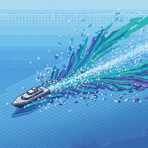 Free Digital Ocean Journey Image - Pixelart, Isometric, Boat | Download ...