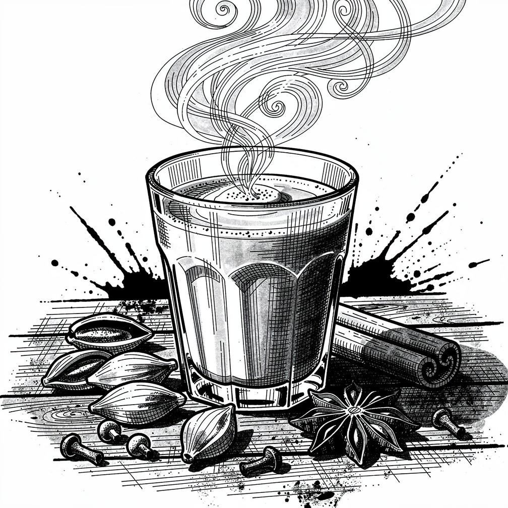 Free Spiced Chai Illustration Image - Chai, Tea, Illustration ...