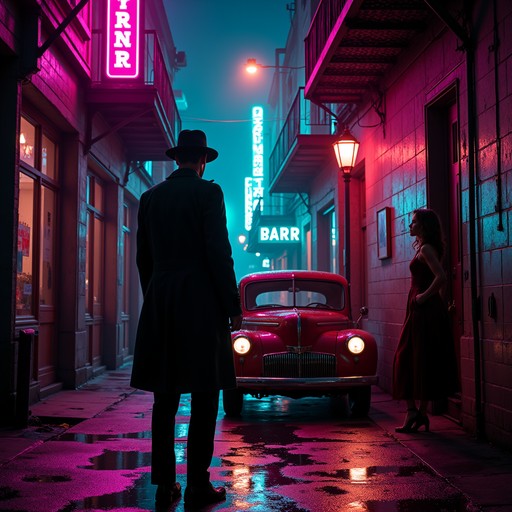 Free Rainy Noir Alley Image - Alleyway, Urban, Noir | Download at StockCake